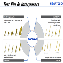 Megatouch 测试探针｜双头针 · 电池化成 / 分容测试针